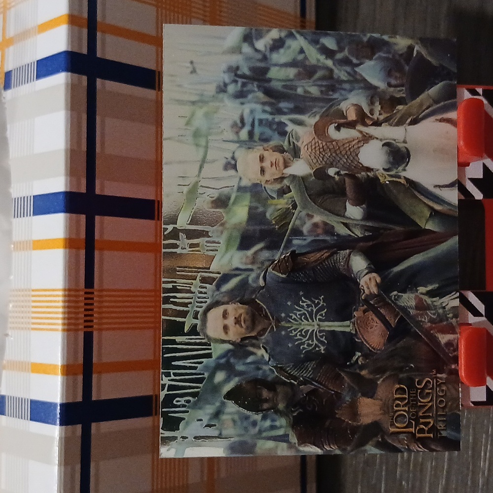 Topps chrome Lord of the rings #92 Aragon and Legolas return of the king card